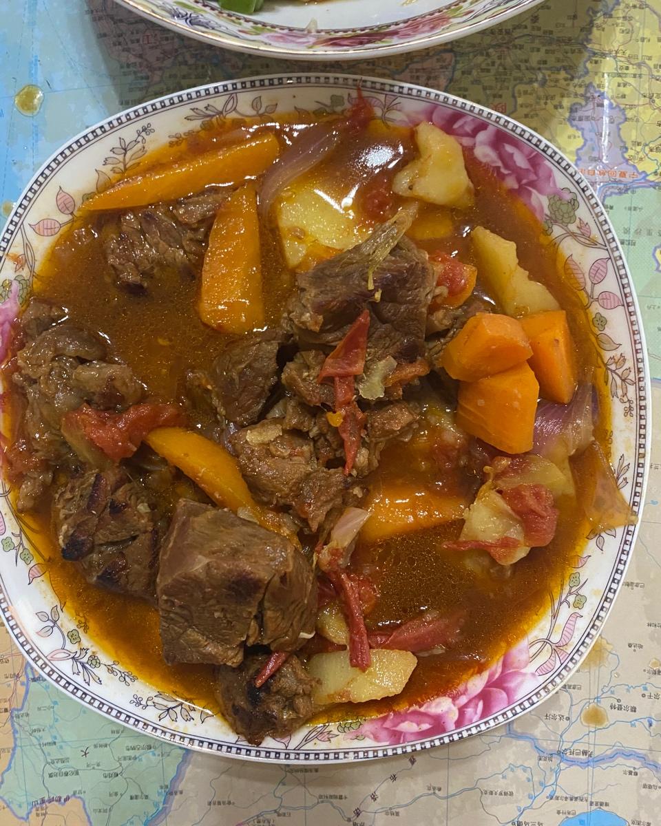 番茄土豆炖牛腩