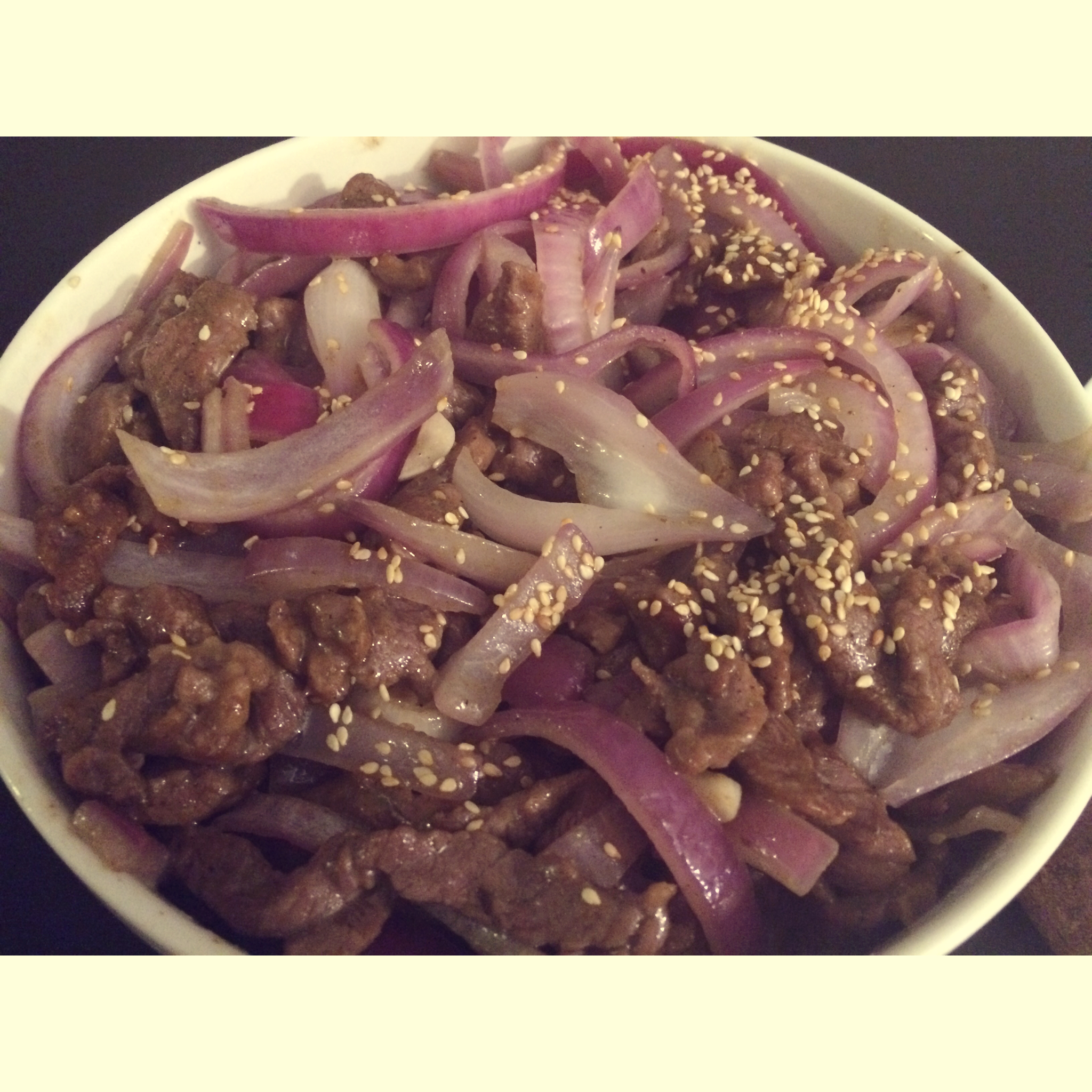 洋葱孜然羊肉片