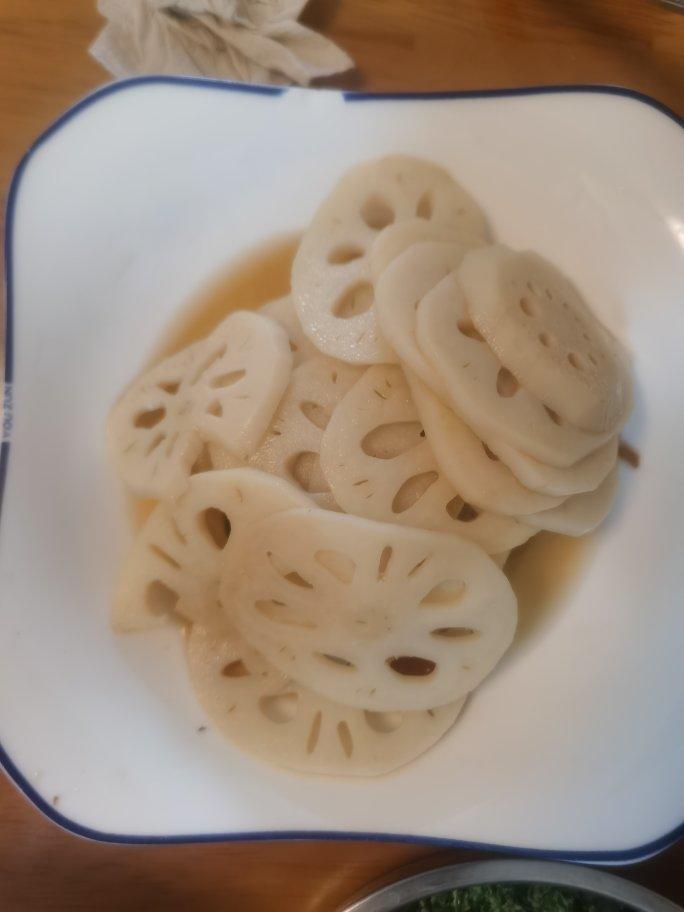 凉拌藕片 春秋季节的利肺佳品 超简单