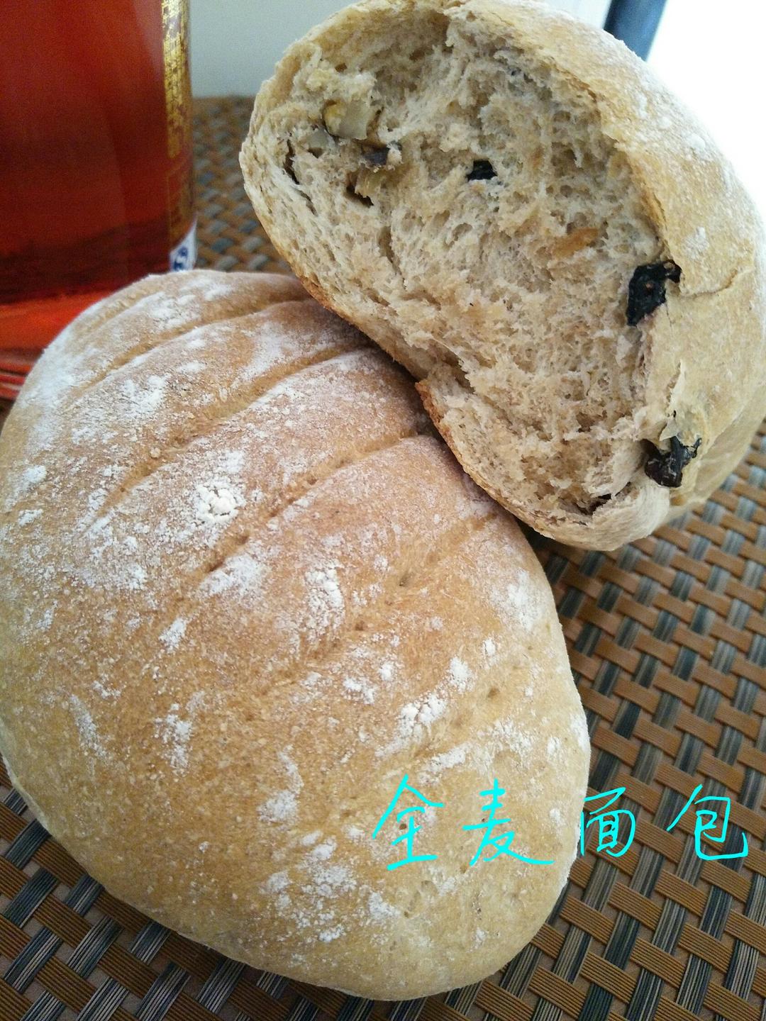 全麦欧包（无油无糖，原麦香）