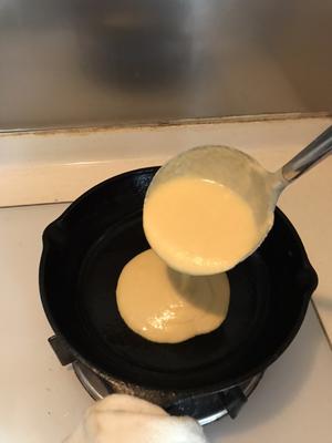 玉米面酸奶发面饼（无油，对健身狗友好）的做法 步骤3