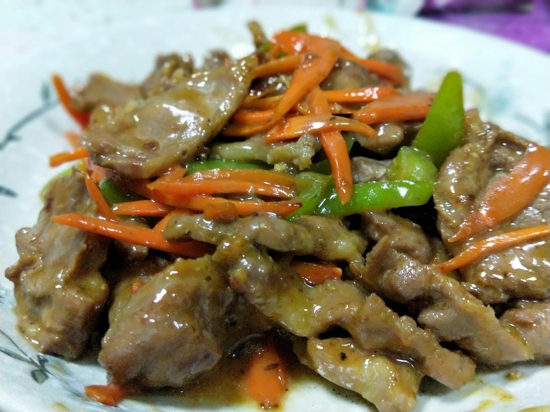 香炒猪面肉的做法
