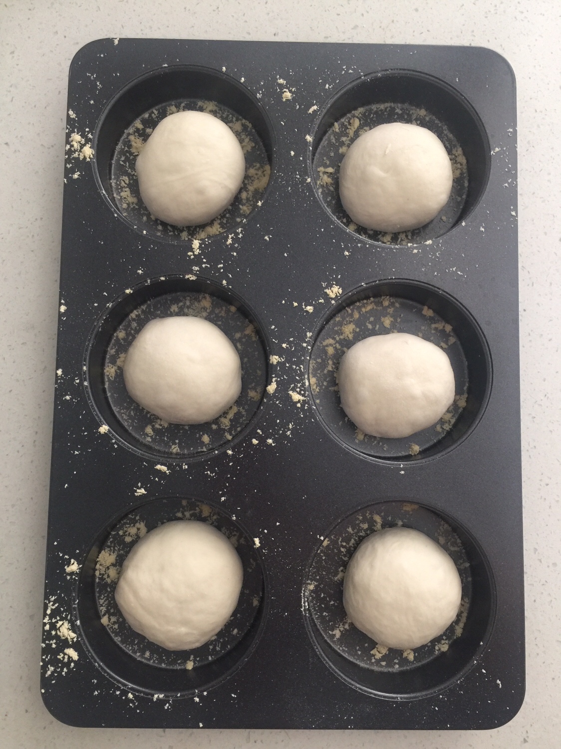 干酵母面包20:  English muffin的做法 步骤8