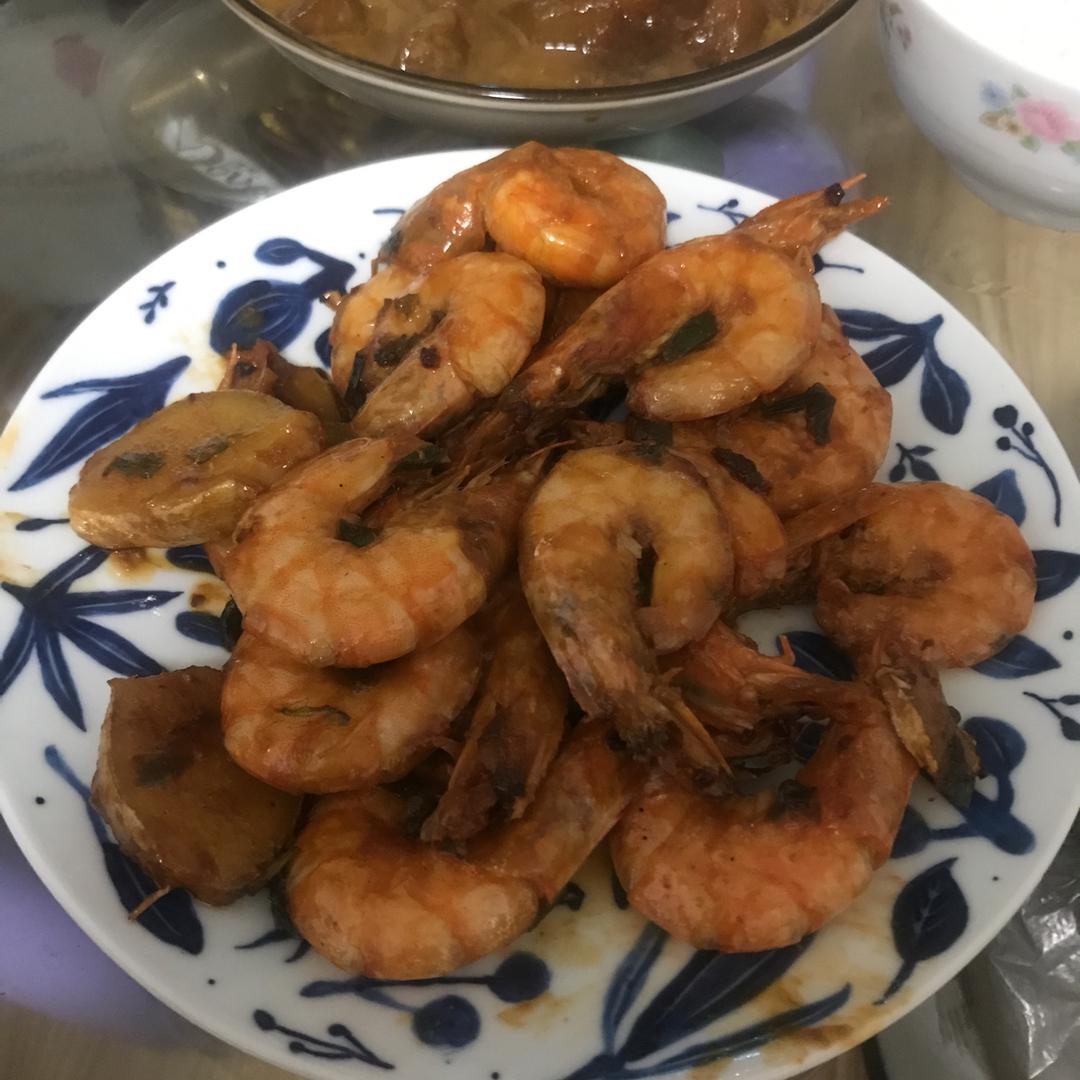 红焖大虾 红烧厄瓜多尔白虾