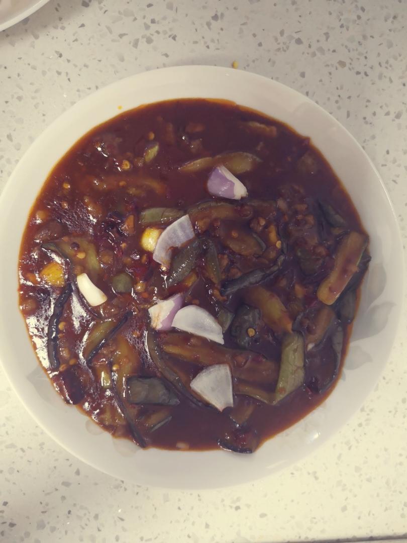 红烧肉沫茄子