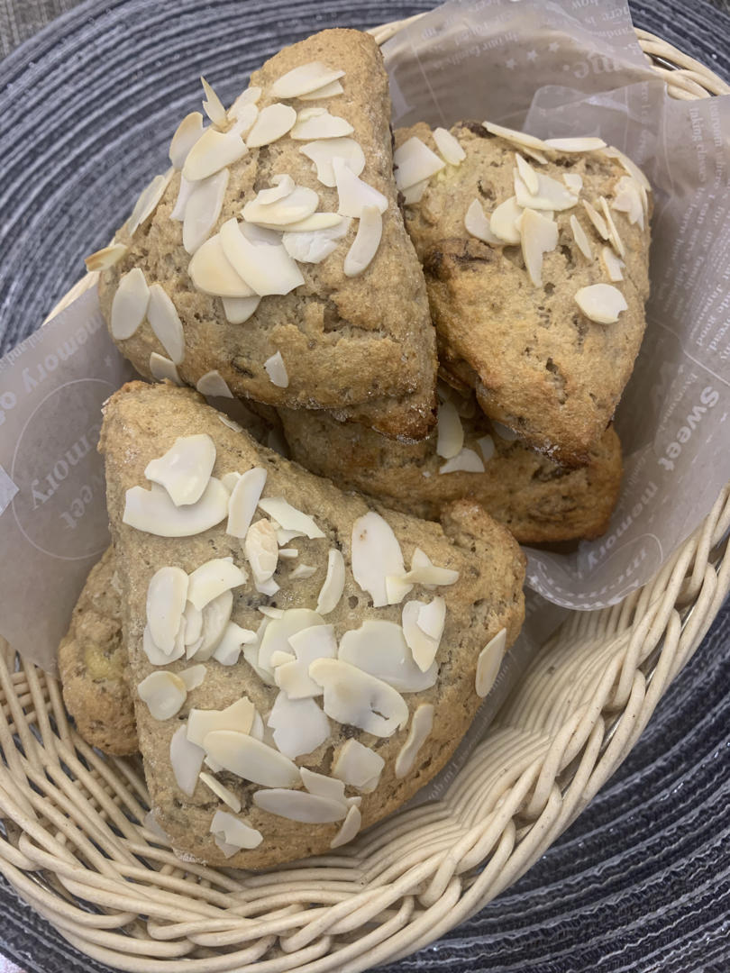 香蕉蔓越莓全麦司康