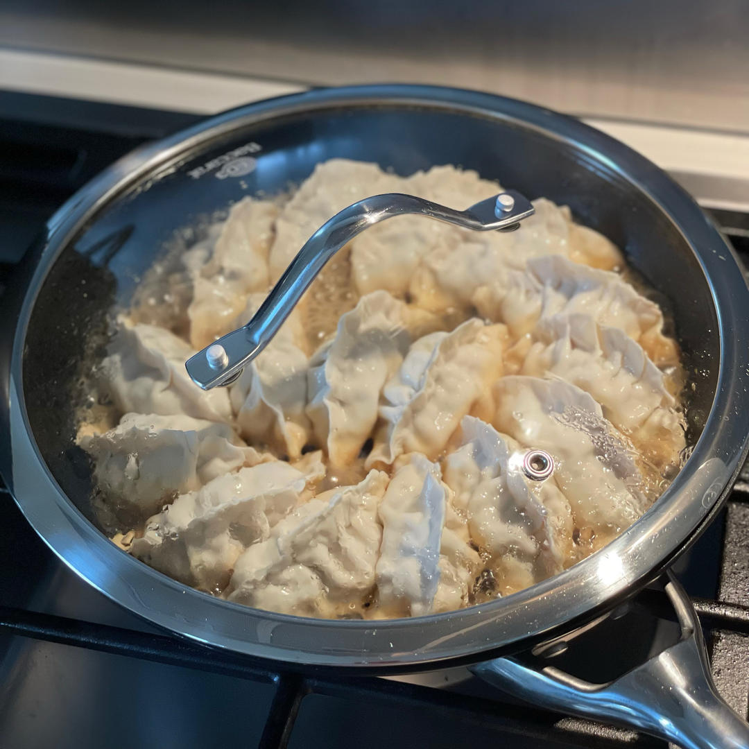 现包现煎抱蛋煎饺&附煎饺的包法