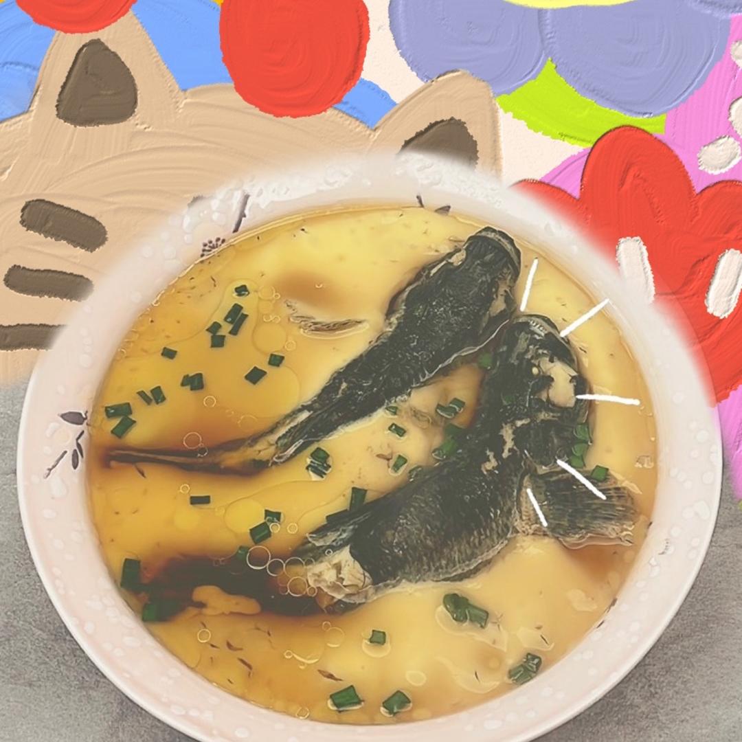 塘鲤鱼炖蛋的做法
