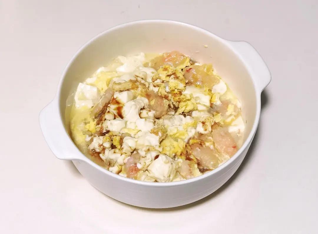 虾仁豆腐抱蛋