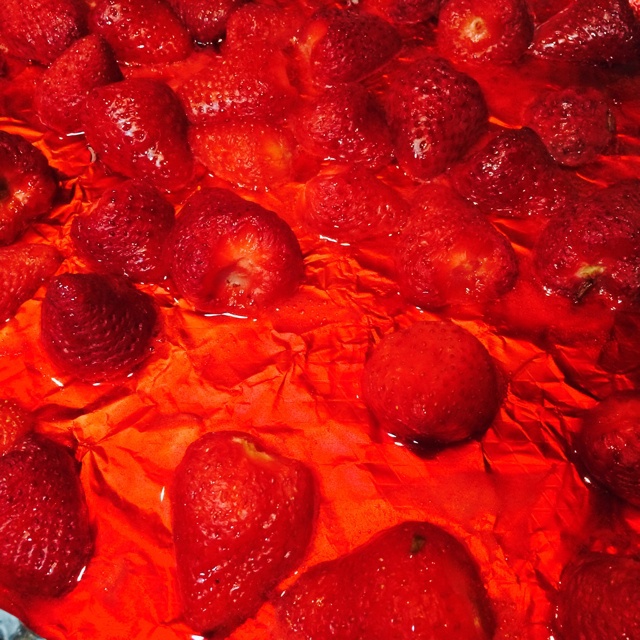 roasted strawberries（烤草莓酱）