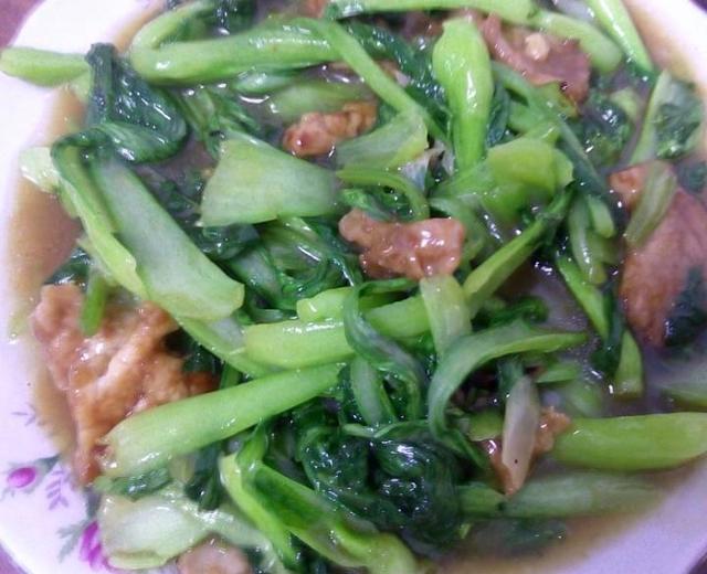 肉炒小青菜