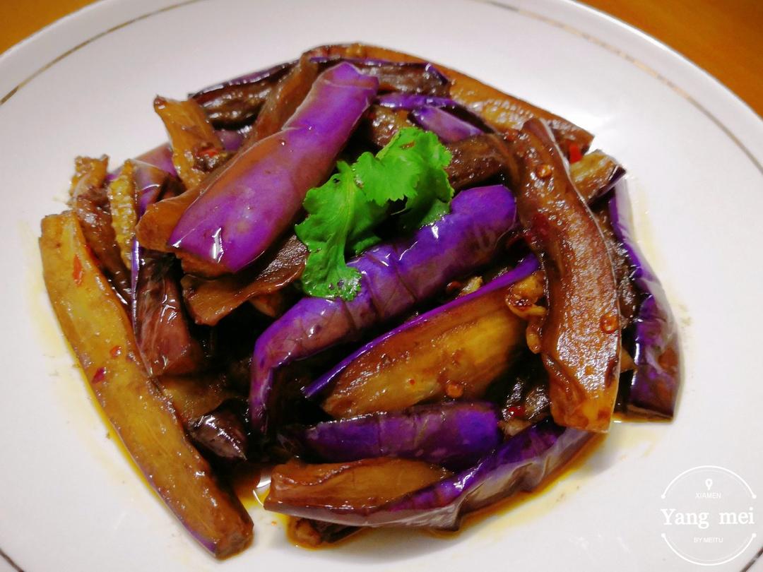 y-mei做的豆瓣酱炒茄子
