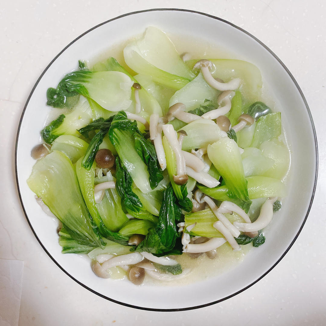 蟹味菇炒青菜