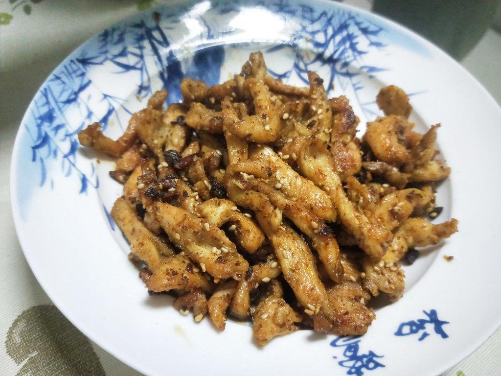 孜然鸡胸肉，低脂低卡好吃无压力。