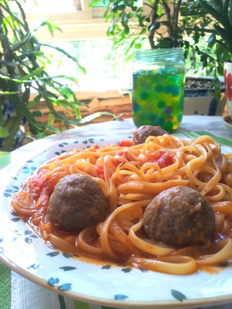 红酱肉丸意大利面