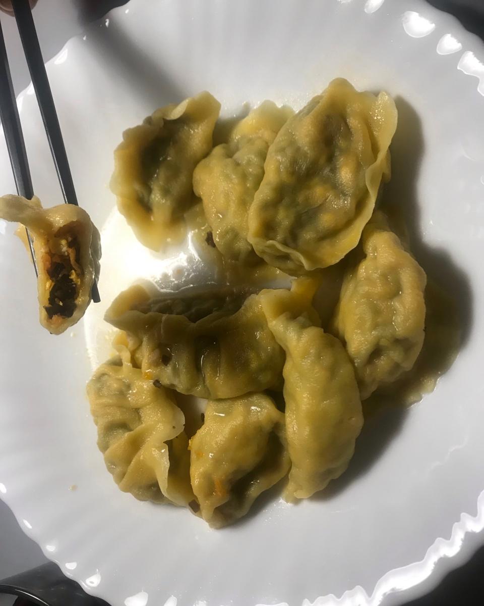 胡萝卜鸡蛋香菇木耳素馅饺子
