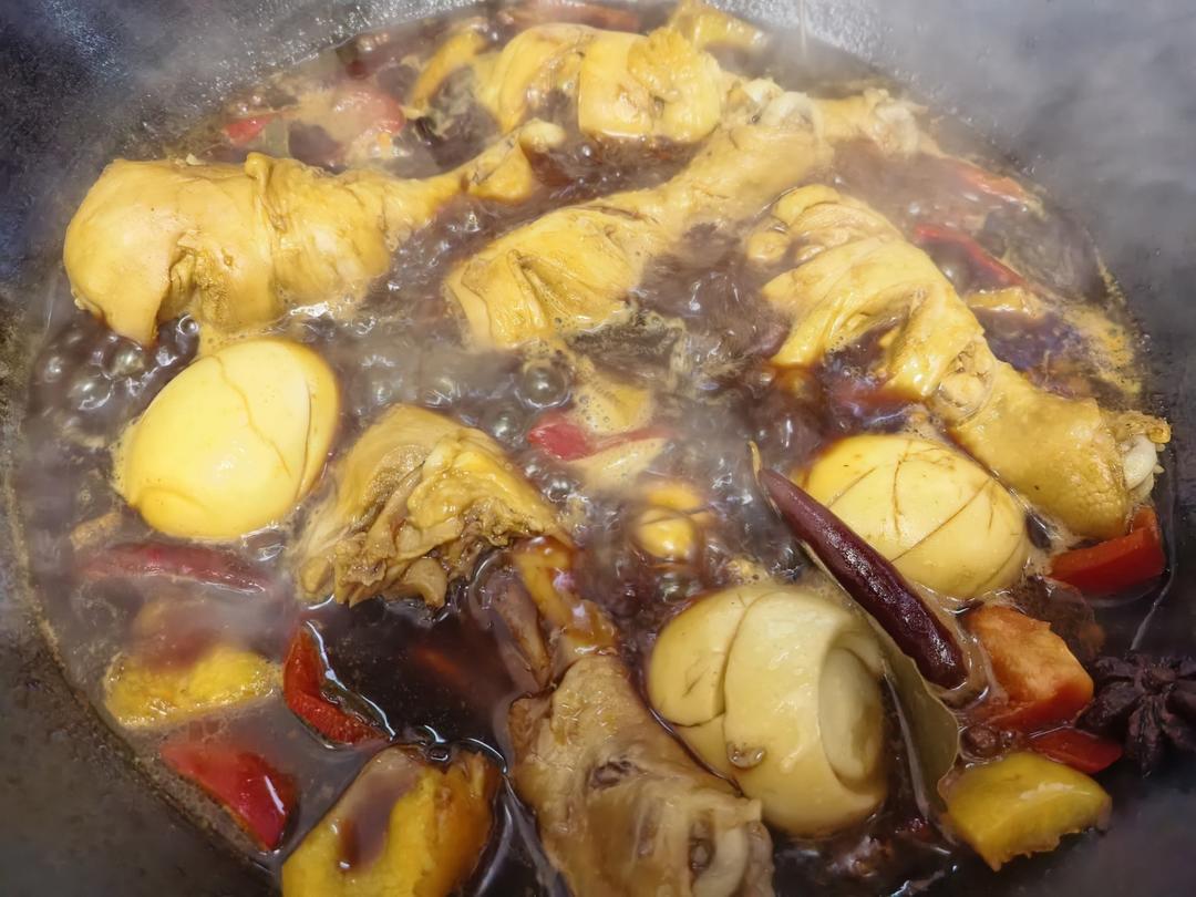 爆好吃的卤鸡腿 卤蛋❗电饭煲 炒锅都可以做~
