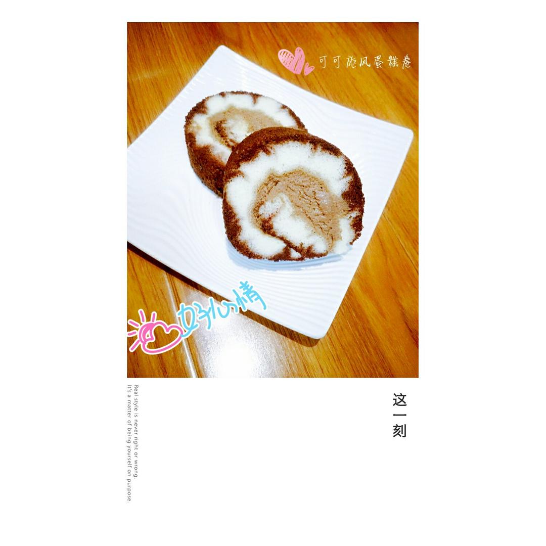 可可旋风蛋糕卷（视频）