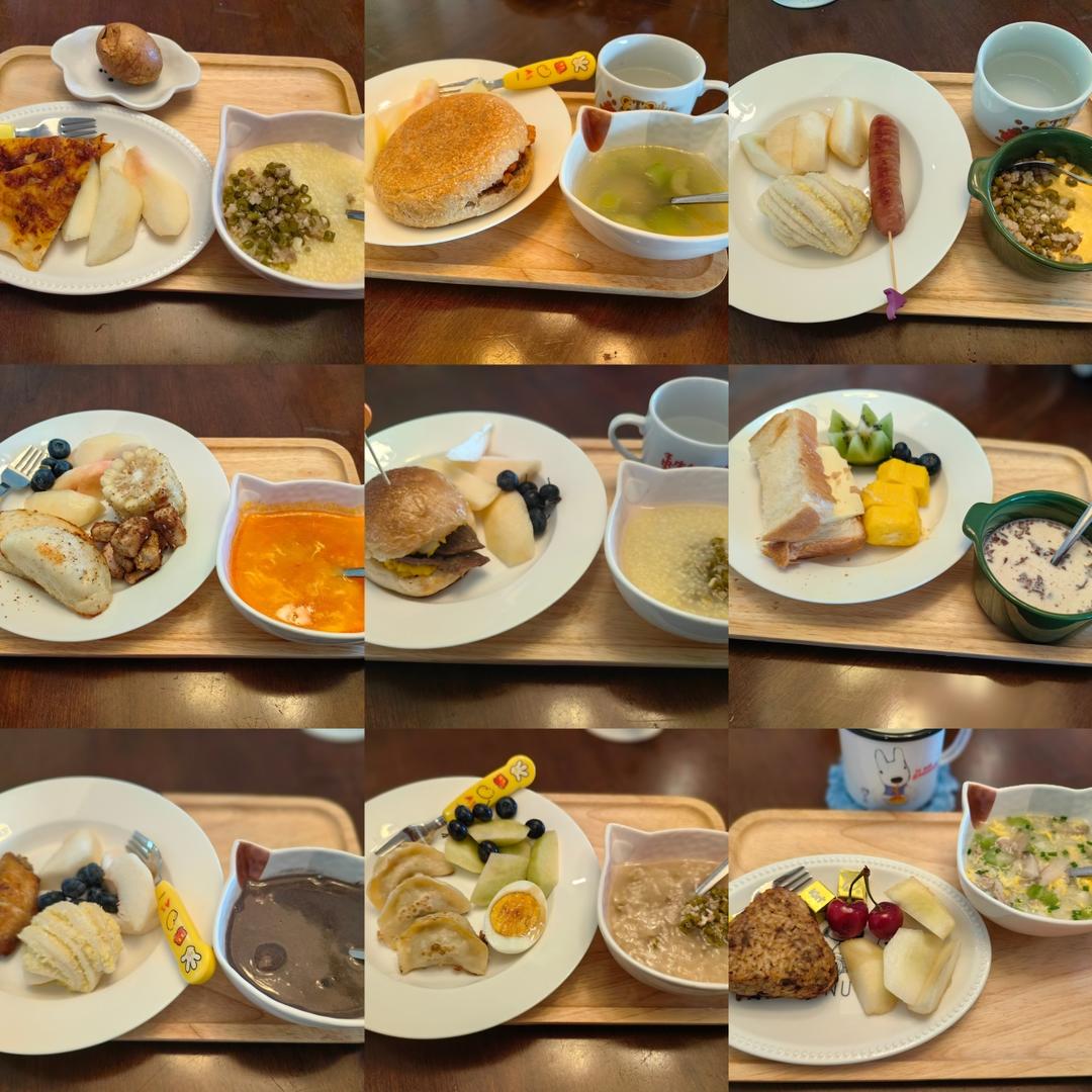 小学生的爱心早餐