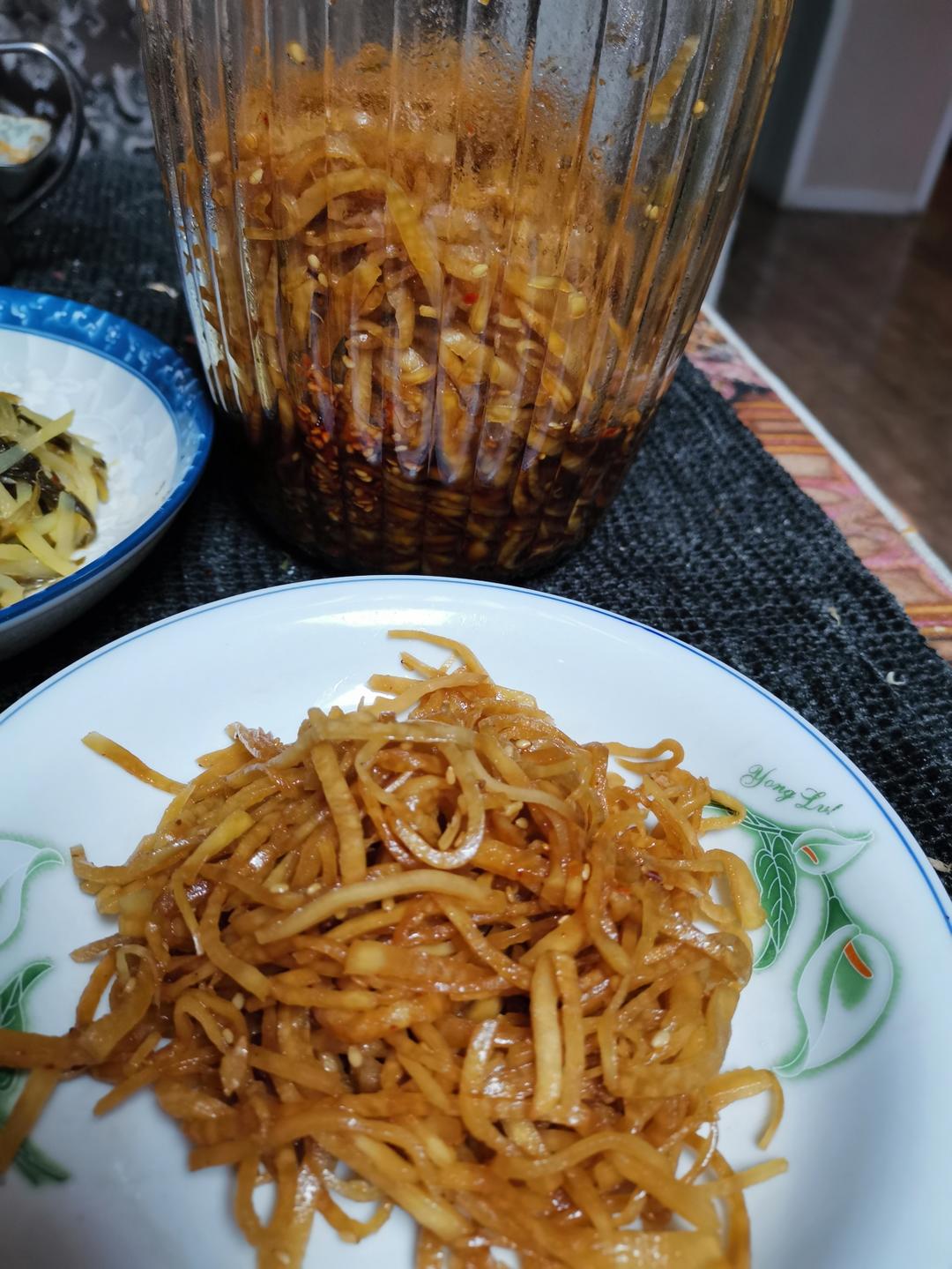 用芥菜疙瘩自制咸菜丝