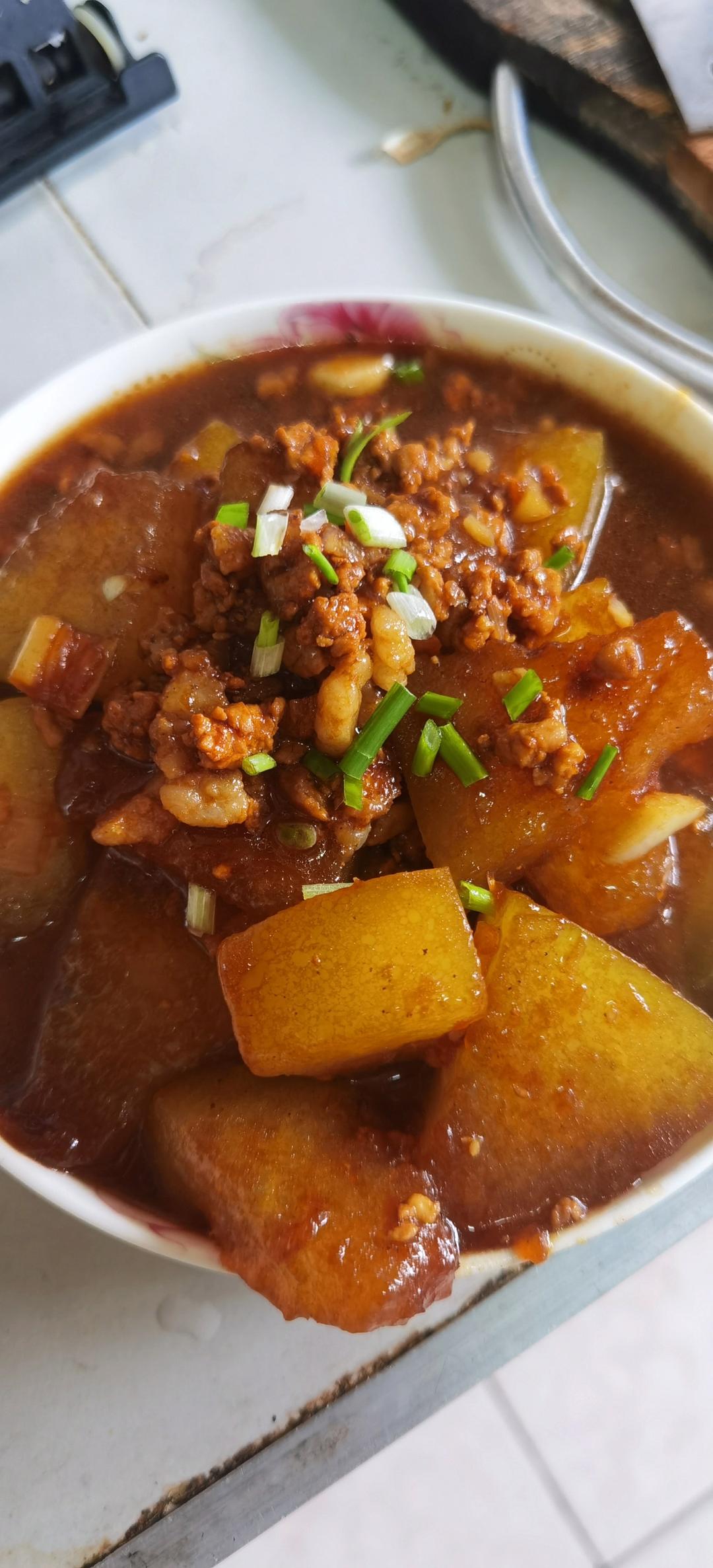 肉末炒冬瓜(超下饭)