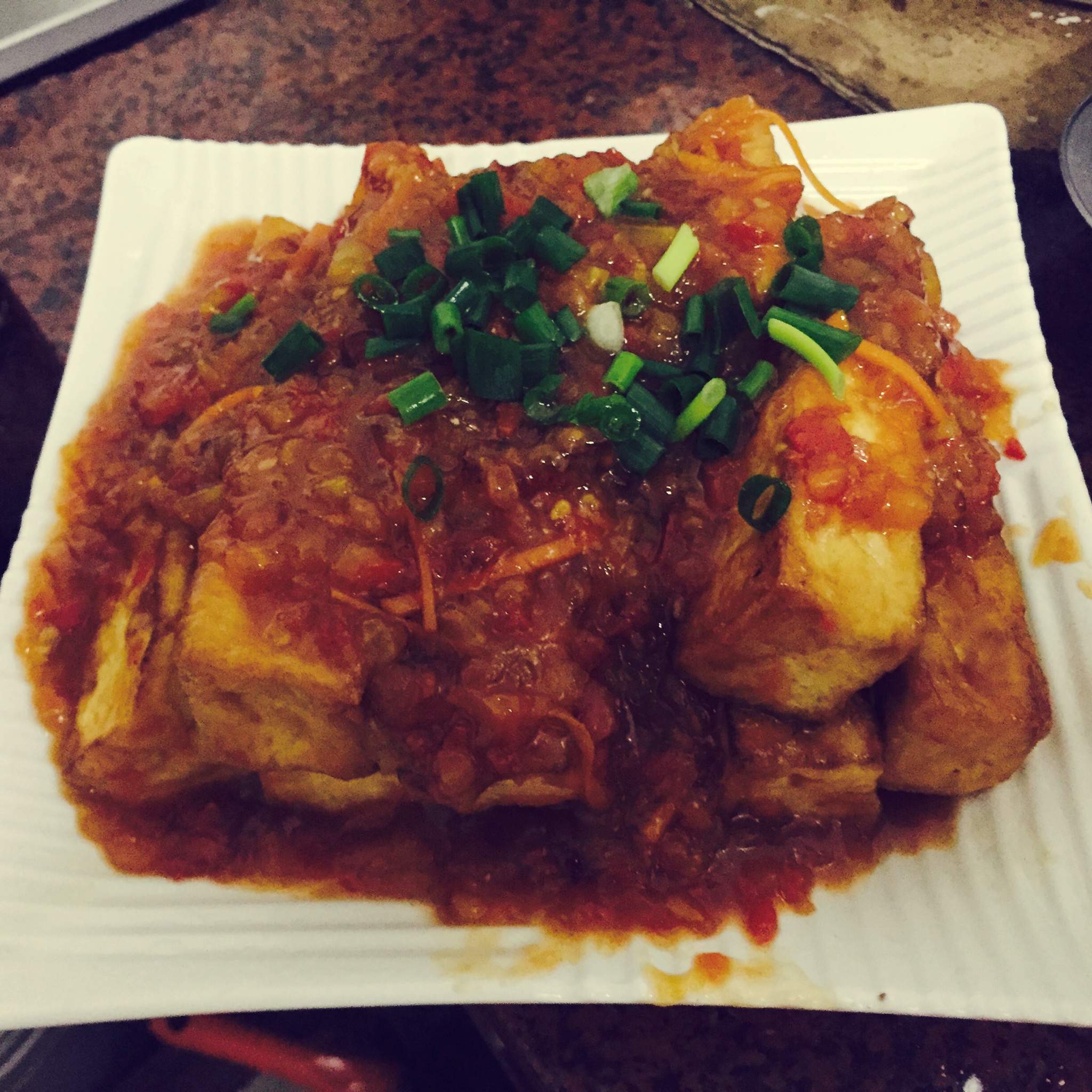 糖醋脆皮豆腐