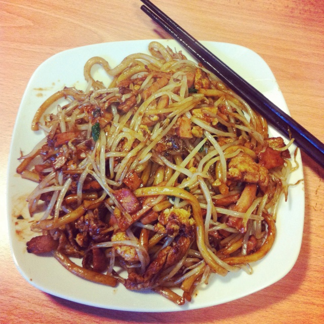 什锦炒乌冬面