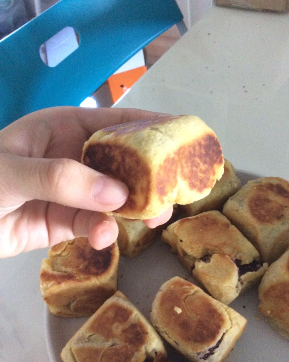 【爆浆紫薯仙豆糕】