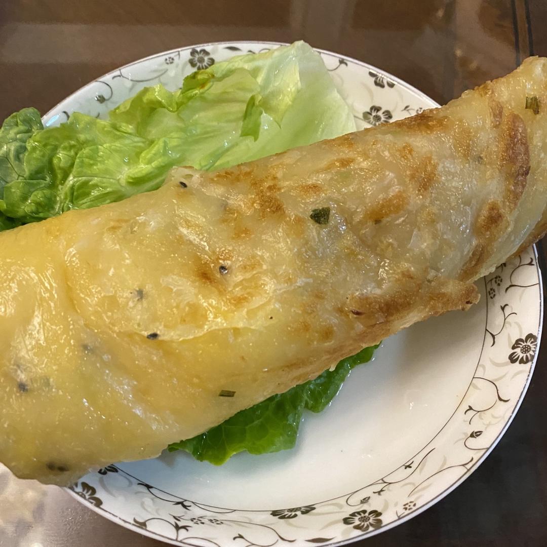 三分钟就可以做好孩子的早餐（手抓饼）