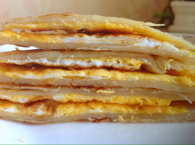 可能是最好吃系列--鸡蛋葱油饼