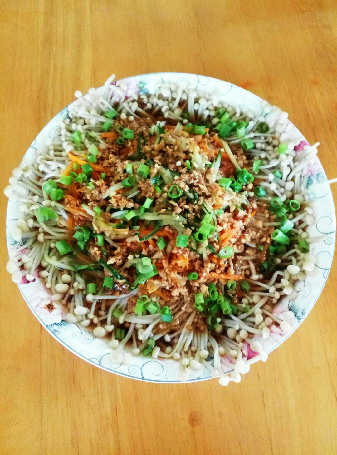 蒜蓉蒸金针菇