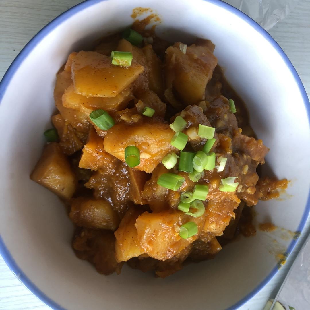 素食之南瓜炖土豆