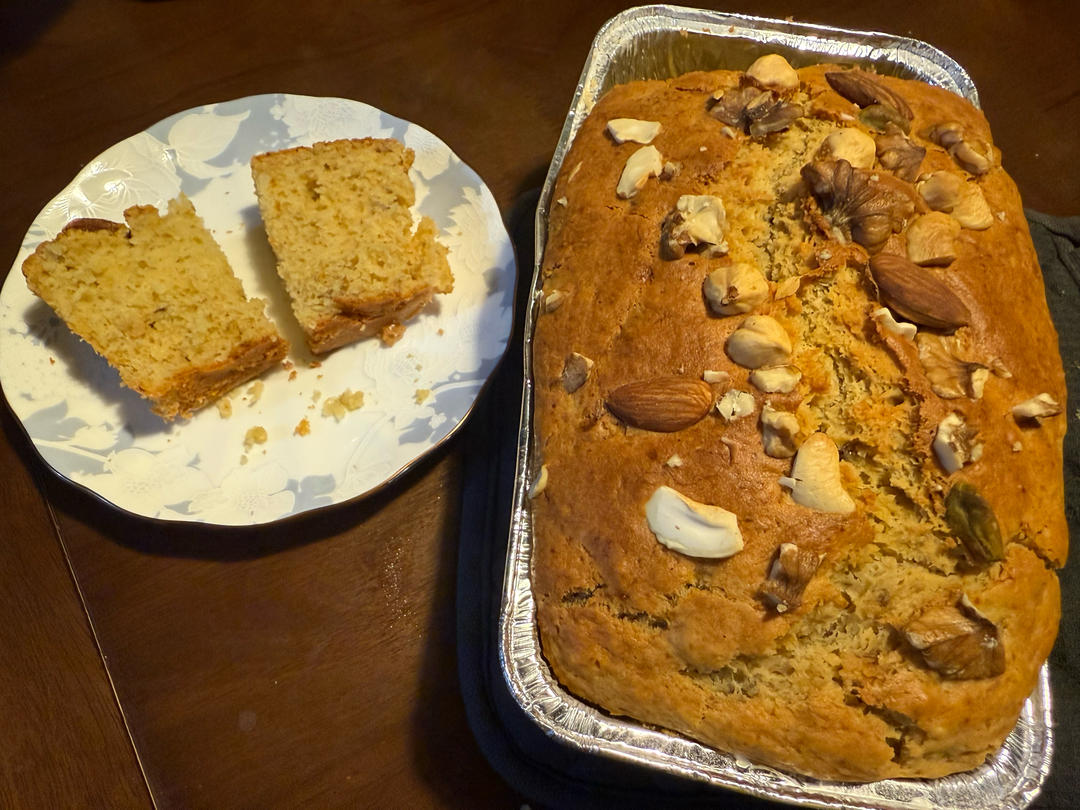香蕉蛋糕 banana bread （非低糖）传统配方