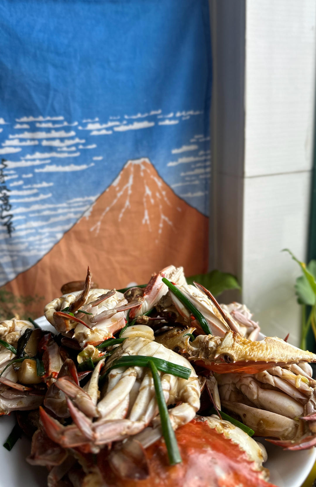 葱姜炒梭子蟹（very easy）