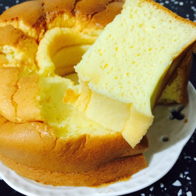 6寸圆模 乳酪戚风（cheese chiffon）