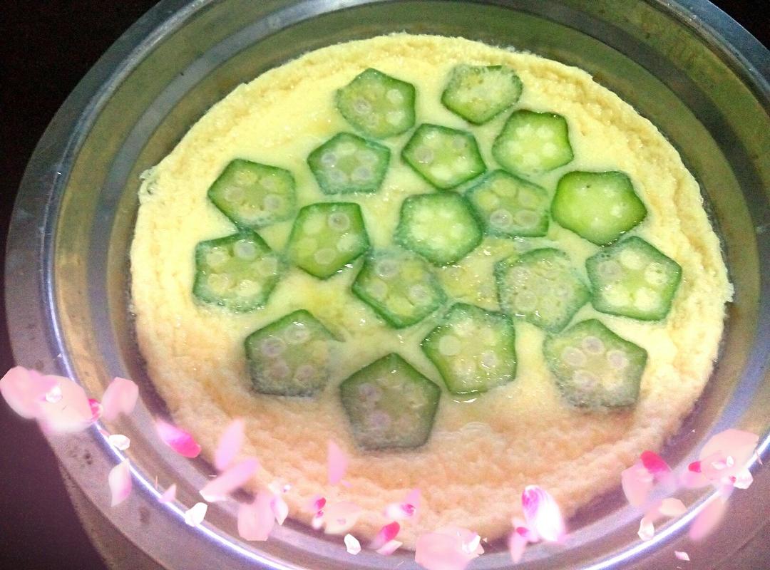 颜值控-做一朵开在碗里的花秋葵蒸水蛋