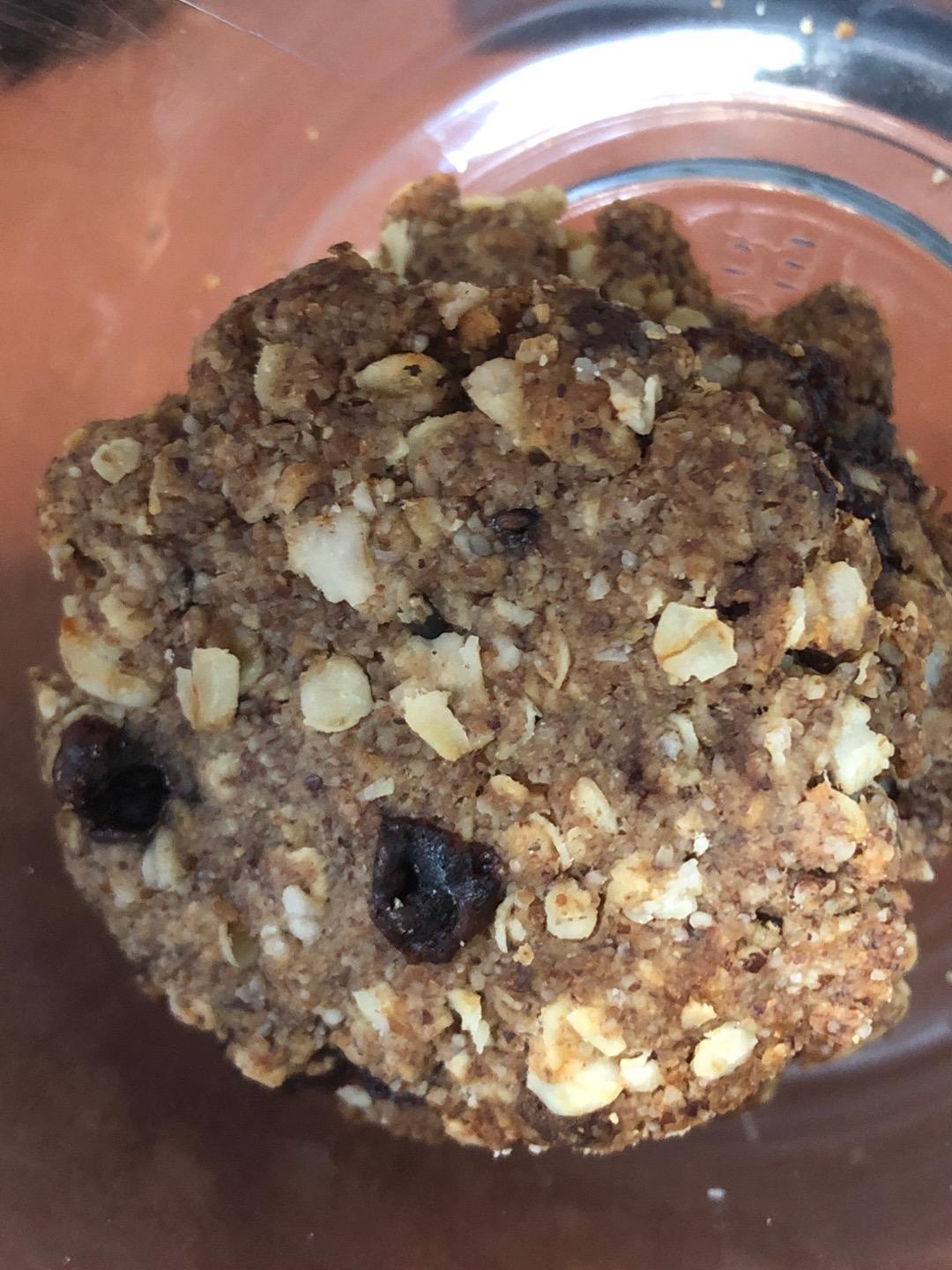 素食:有机燕麦芝麻大饼干