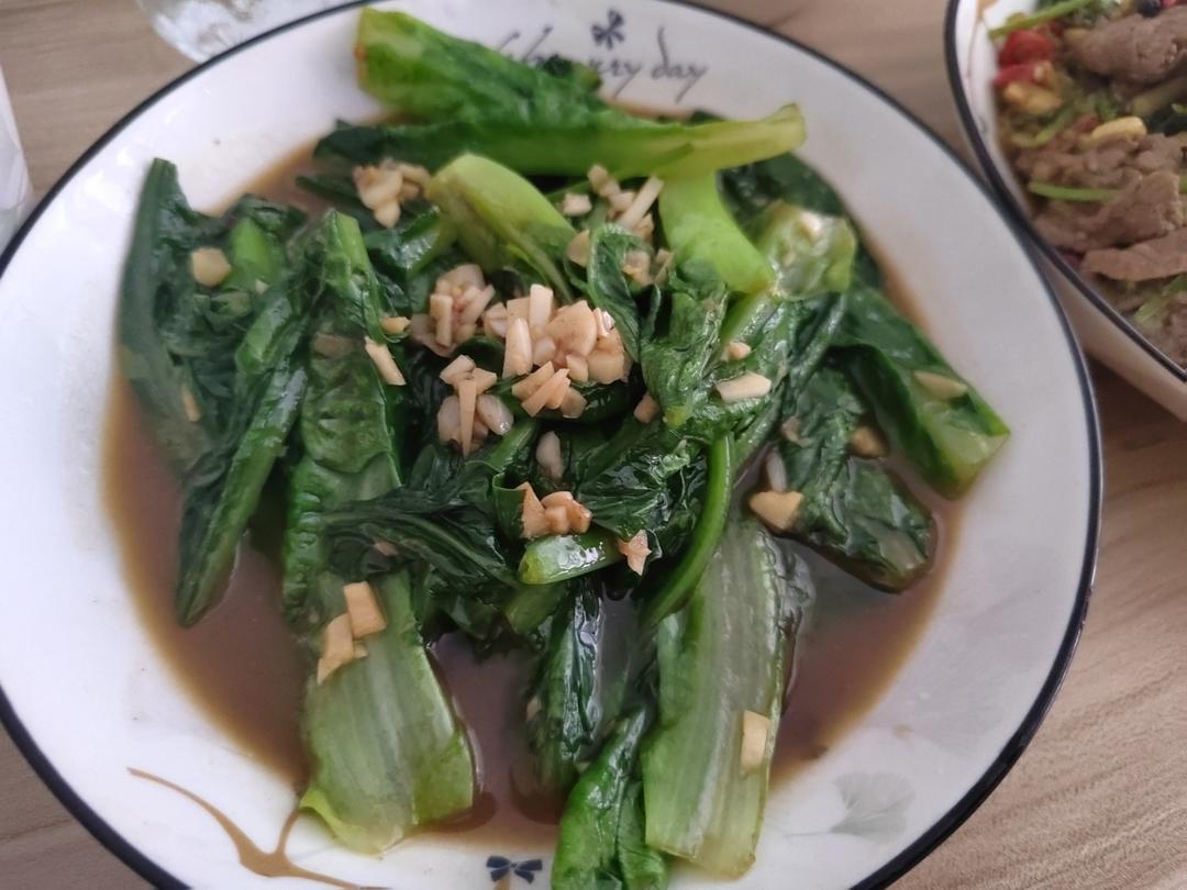 蒜蓉油麦菜（蚝油）