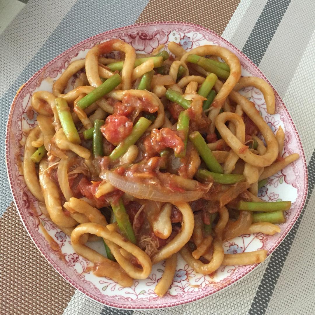 鸡肉版新疆干煸炒面