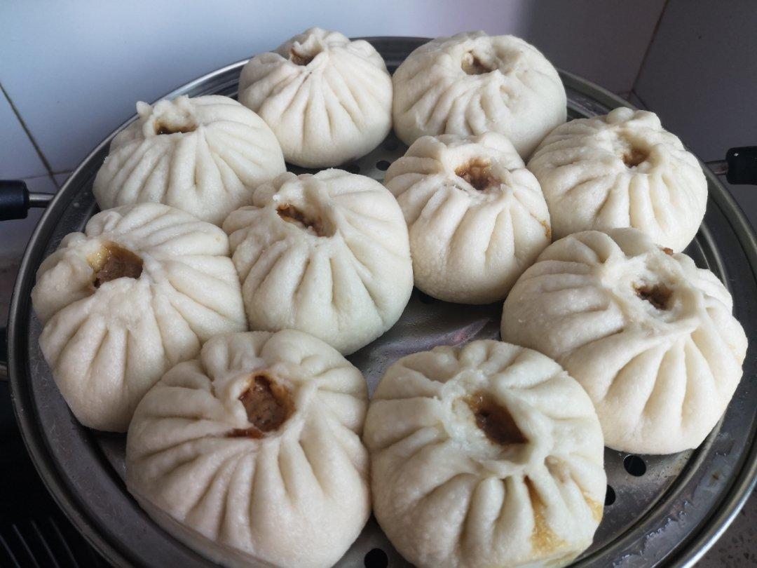 鲜肉大葱肉包（教你水打馅）