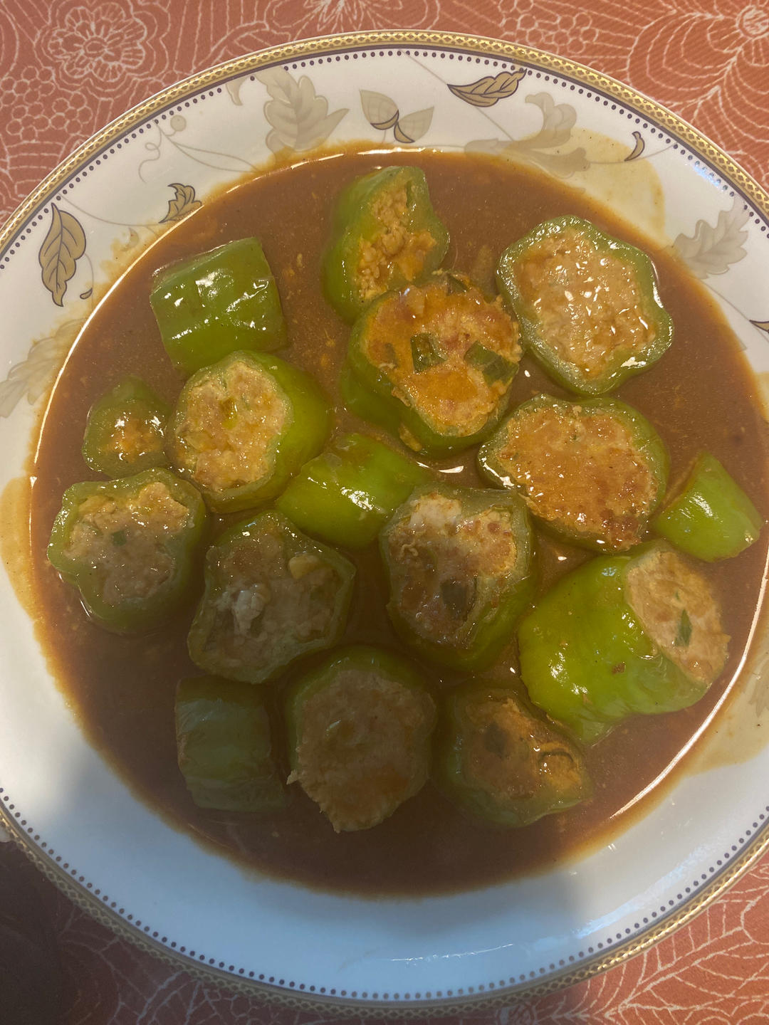 一口一个超过瘾——青椒酿肉