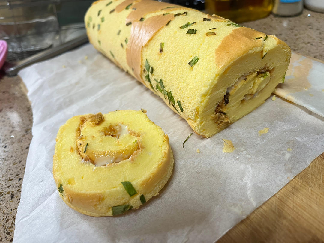 怎么卷都不裂的肉松蛋糕卷