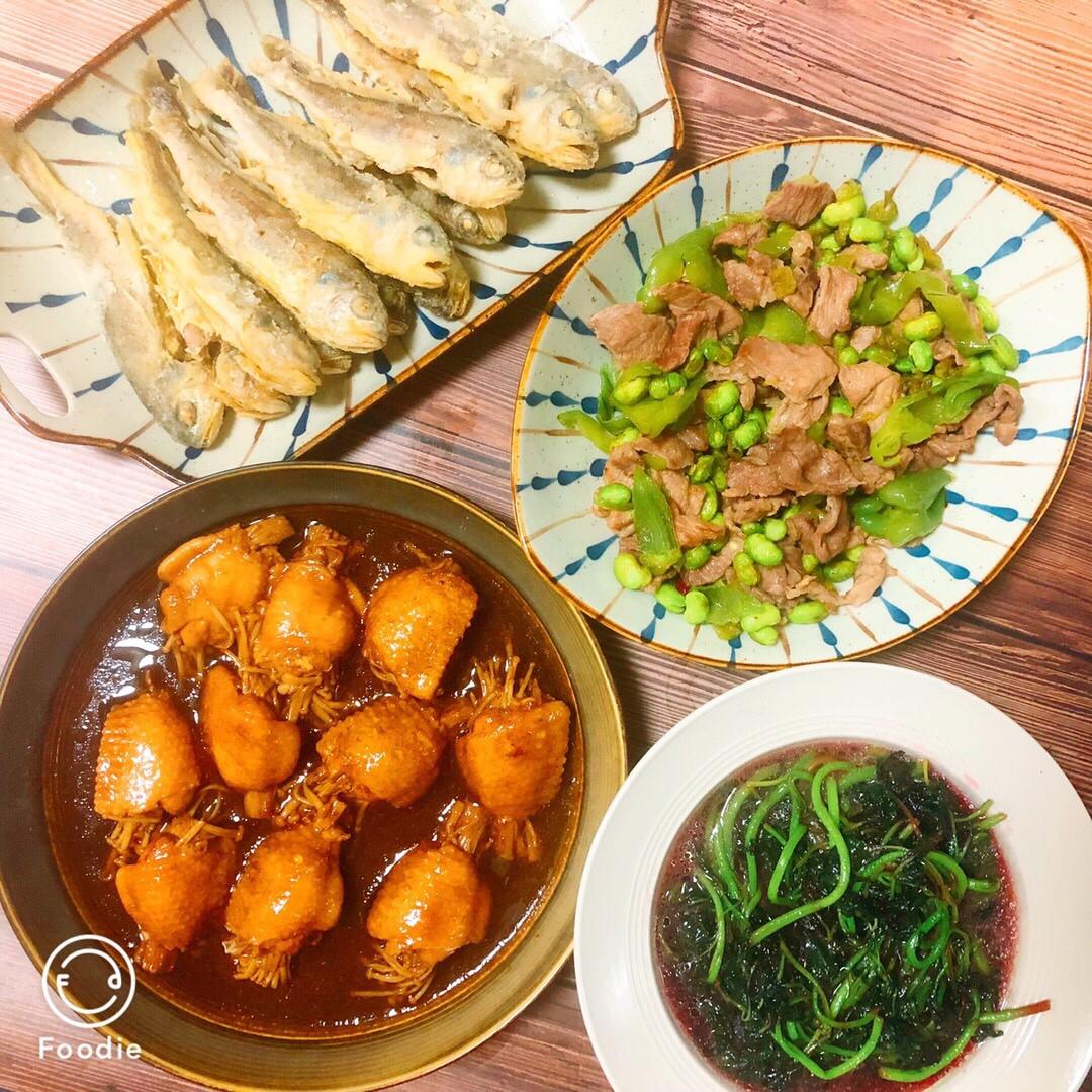 金针菇塞鸡翅