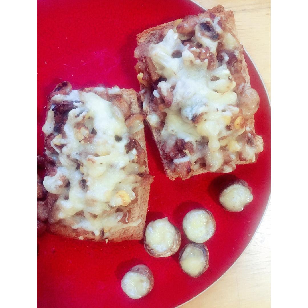 芝士面包片披萨