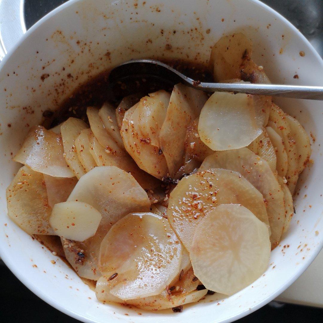 兰州风味麻辣土豆片（又名：通渭路土豆片、马三洋芋片）