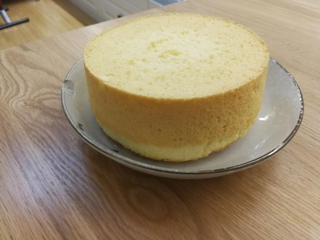 6寸原味戚风蛋糕