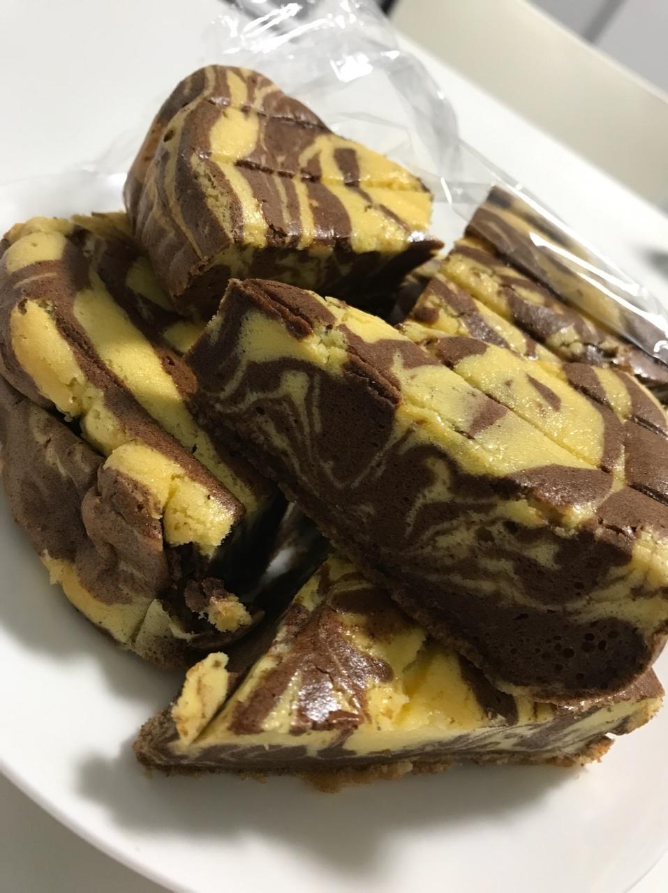 斑马纹酸奶蛋糕