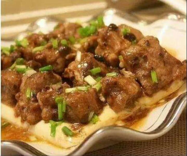 排骨蒸豆腐