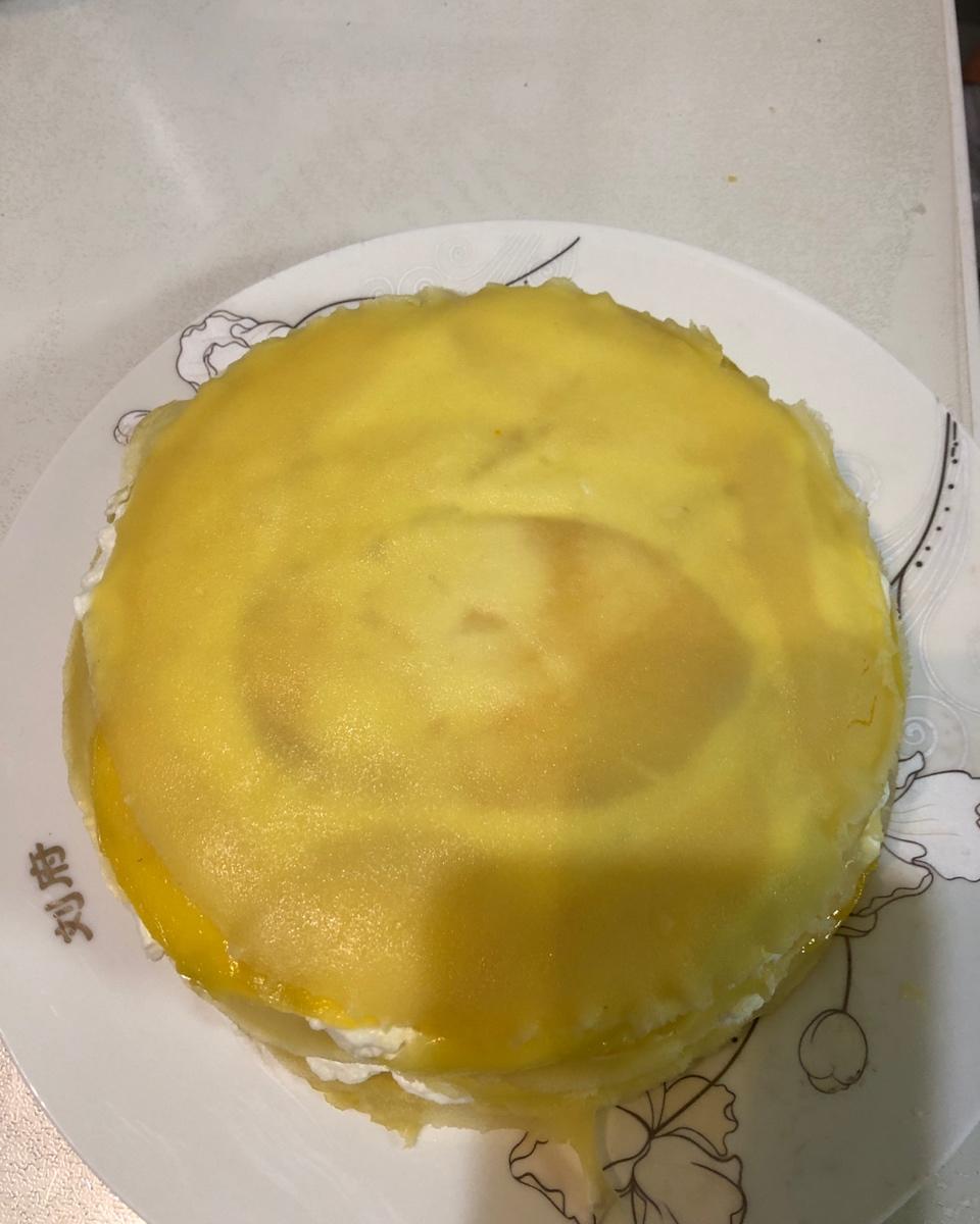六寸芒果千层蛋糕