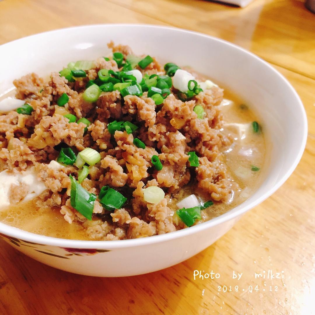 肉末蒸豆腐